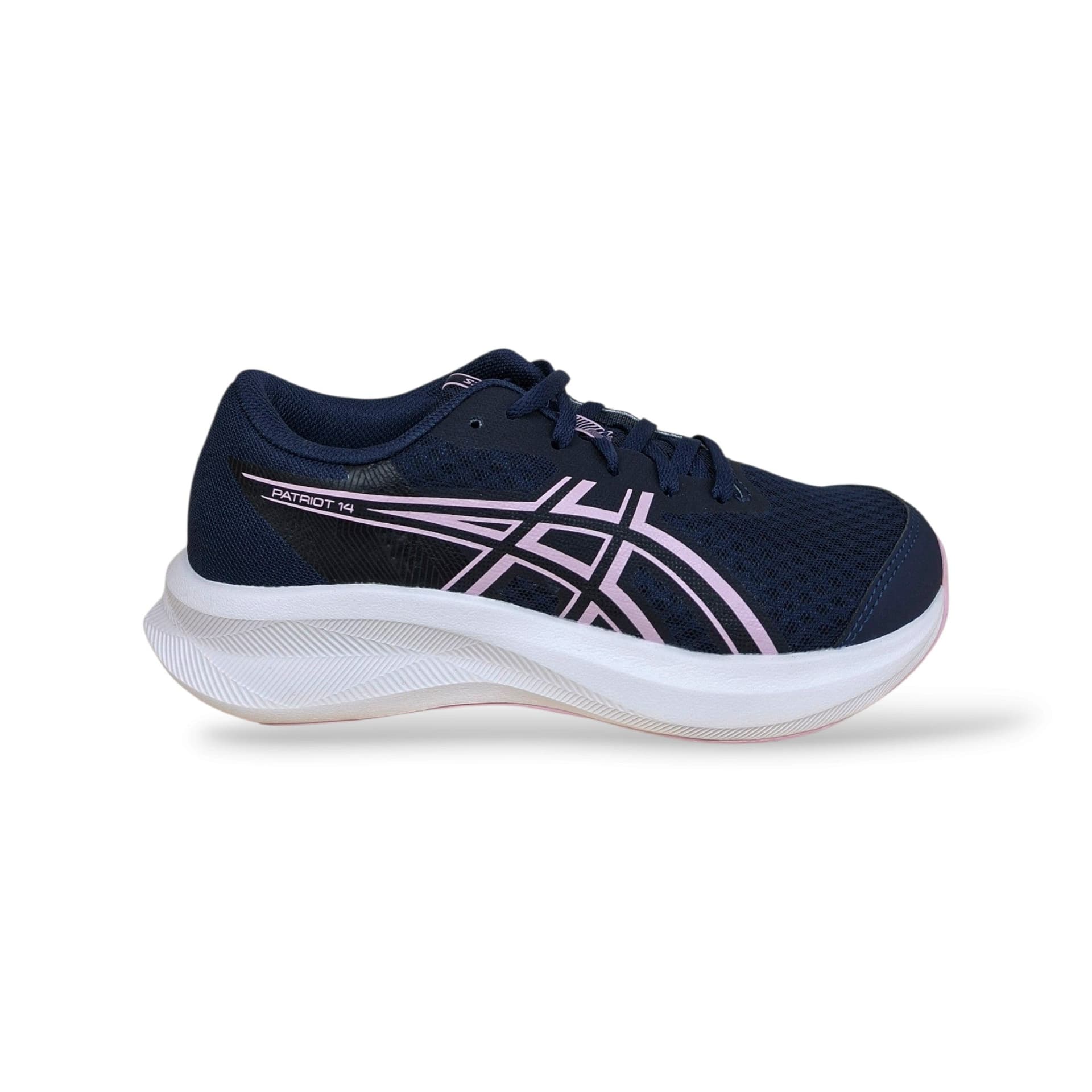 ASICS Patriot Sneakers Bambine Ragazze Blue Rosa | Mesh Traspirante Lacci Ammortizzata | Taglia 36-40 | Scarpetteria Gica