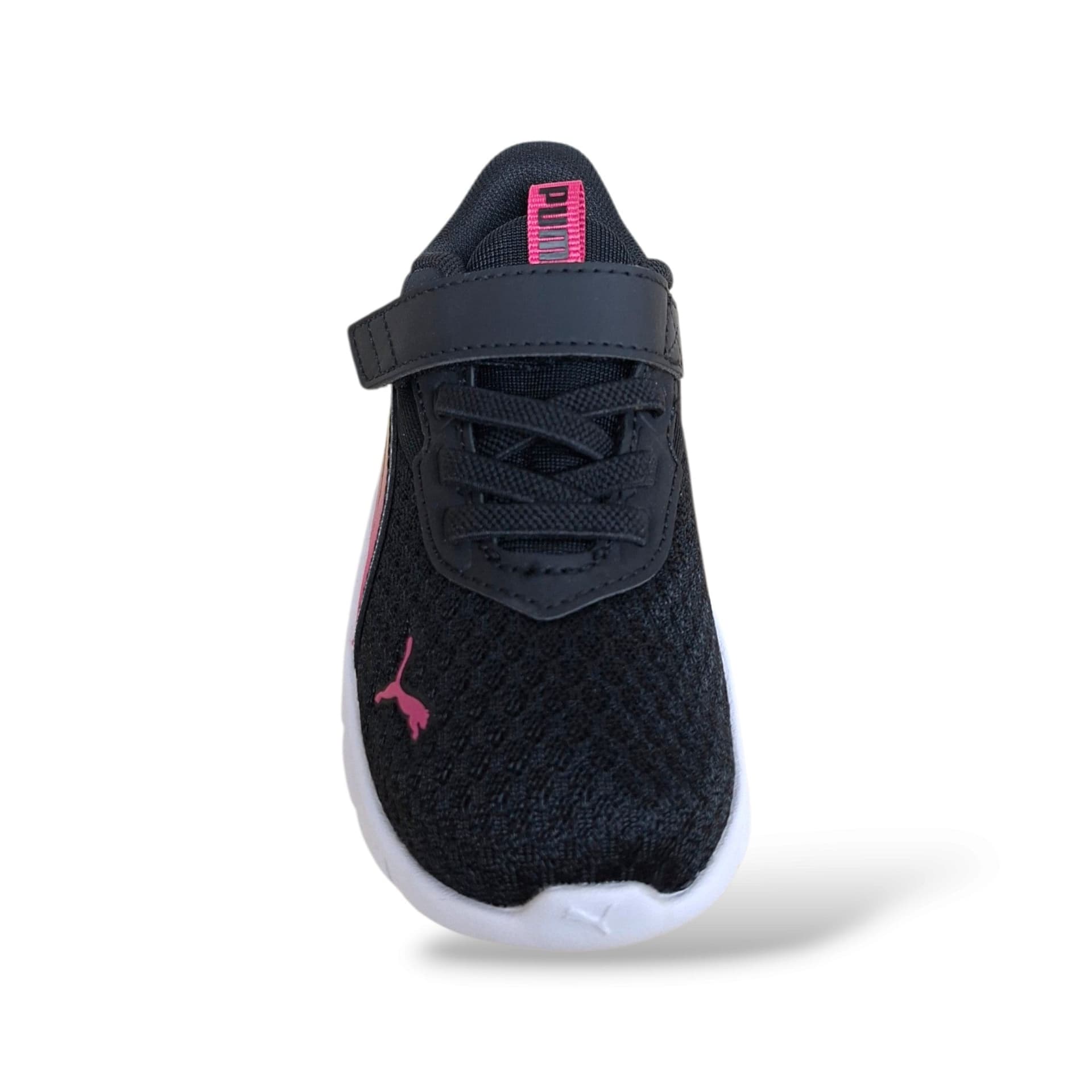 PUMA Flex Focus Sneakers Bambine Ragazze Nero Multicolor | Laccio Elastico Velcro Leggera Flessibile | Taglia 20-27 | Scarpetteria Gica - 4