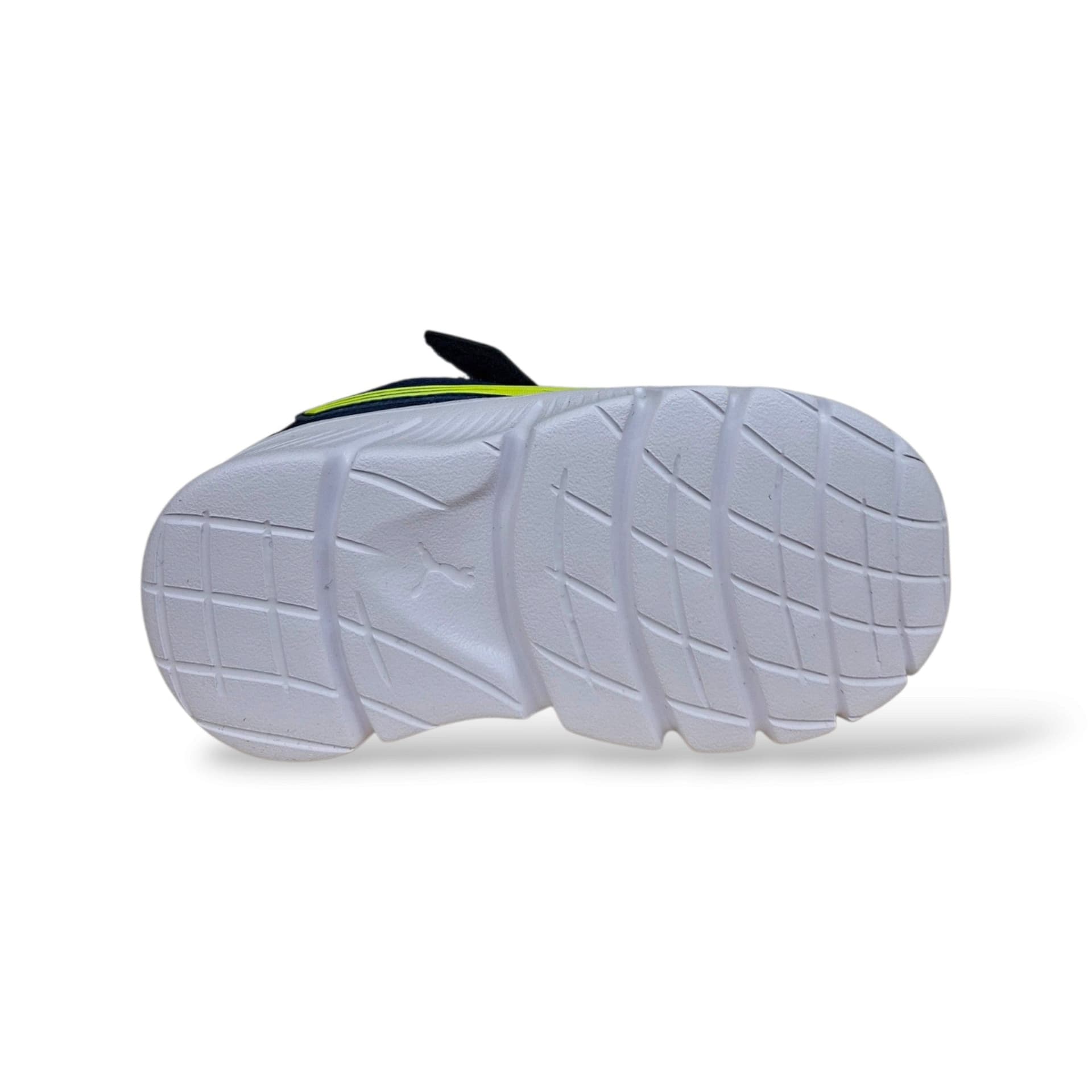 PUMA Flex Focus Sneakers Bambini Ragazzi Blue Giallo | Laccio Elastico Velcro Leggera Flessibile | Taglia 20-27 | Scarpetteria Gica - 5