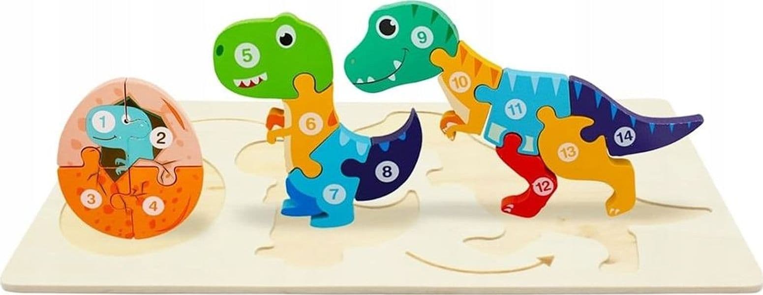 PUZZLE IN LEGNO DA INCASTRO TEMA CICLO CRESCITA ANIMALI GIOCO EDUCATIVO PER BAMBINI 74463 - 3