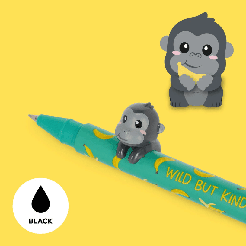 Legami - Penna con Animaletto Decorativo Gorilla "Wild but Kind" - Lovely Friends - 5