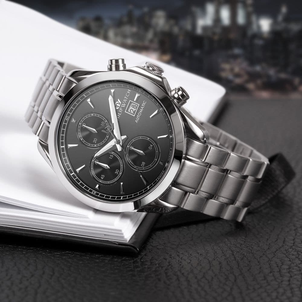 Philip Watch Blaze Automatico Uomo Acciaio 41 mm (R8223165002) - 4