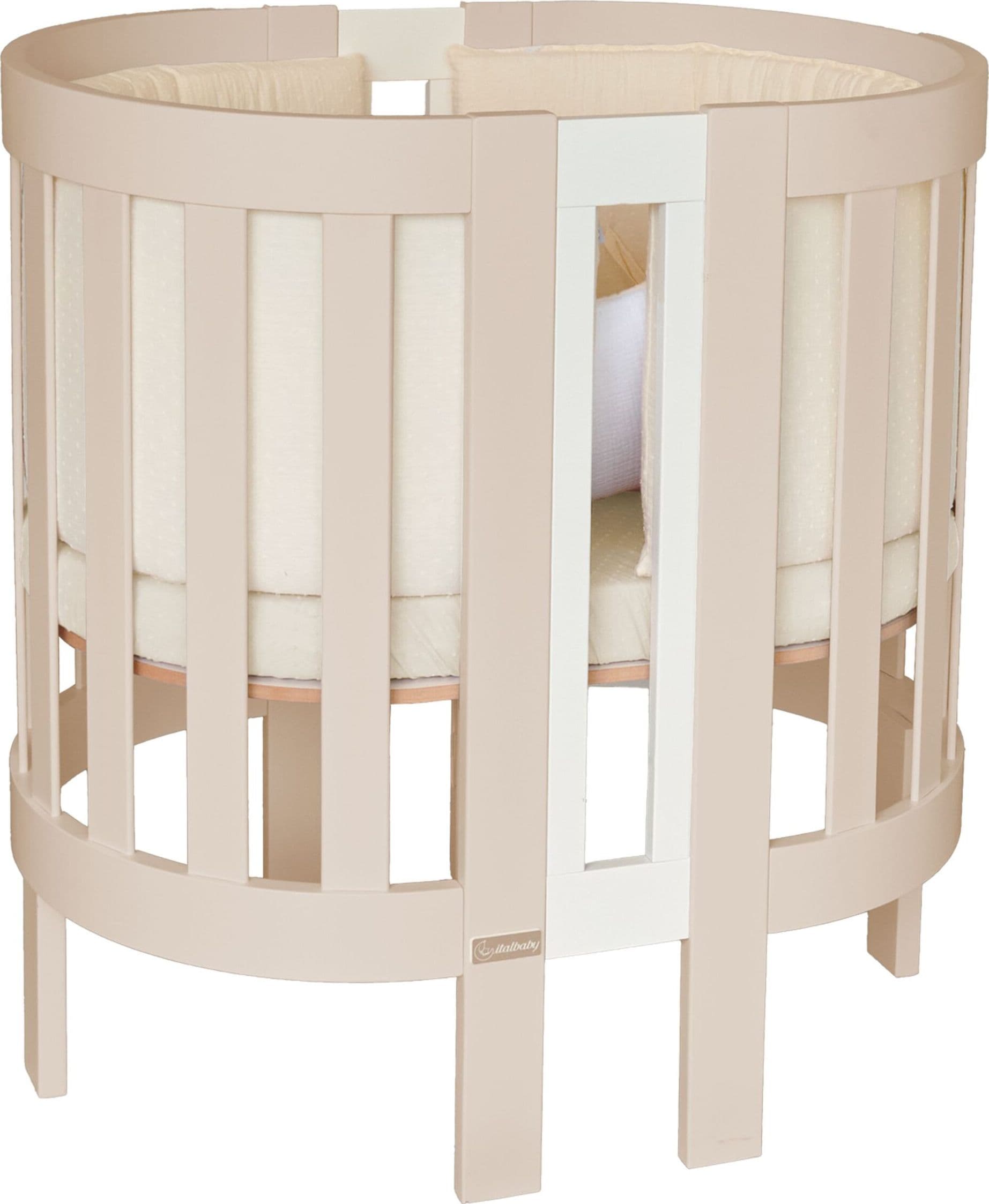 Italbaby - Lettino Ovale Trasformabile Evoc con Coordinato - 2