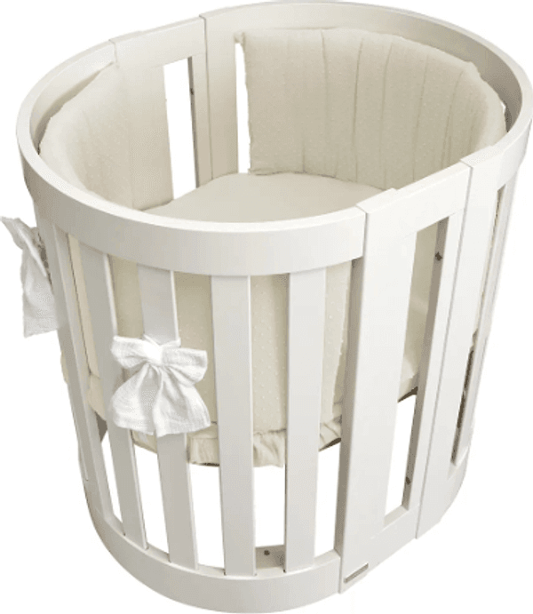 Italbaby - Culla Ovale Trasformabile OLLin ONE con Coordinato