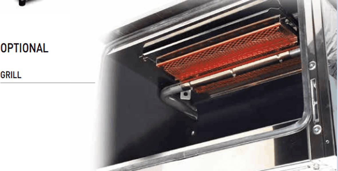 CFParker Baby cucina nautica in acciaio inox due fuochi con forno barca yacht FO600NA - 2