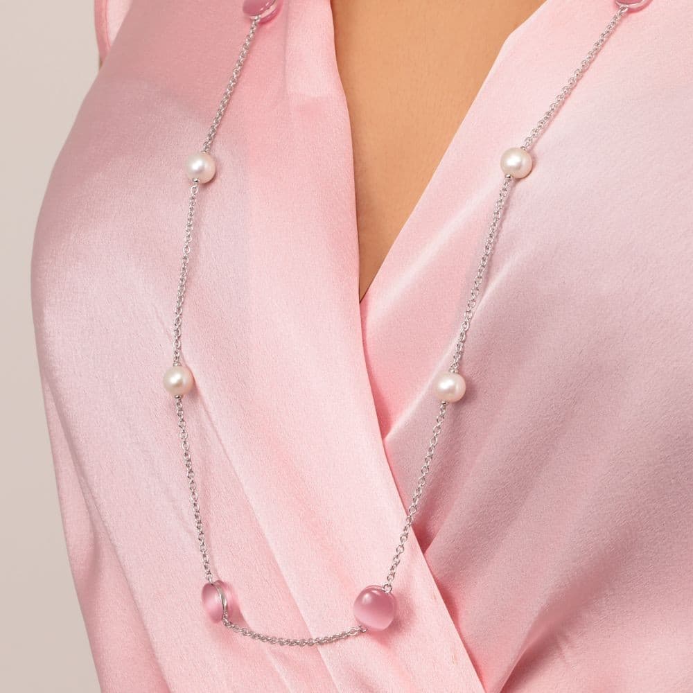 Collana Morellato Gemma Perla Argento 925 Donna (SATC01) - 6