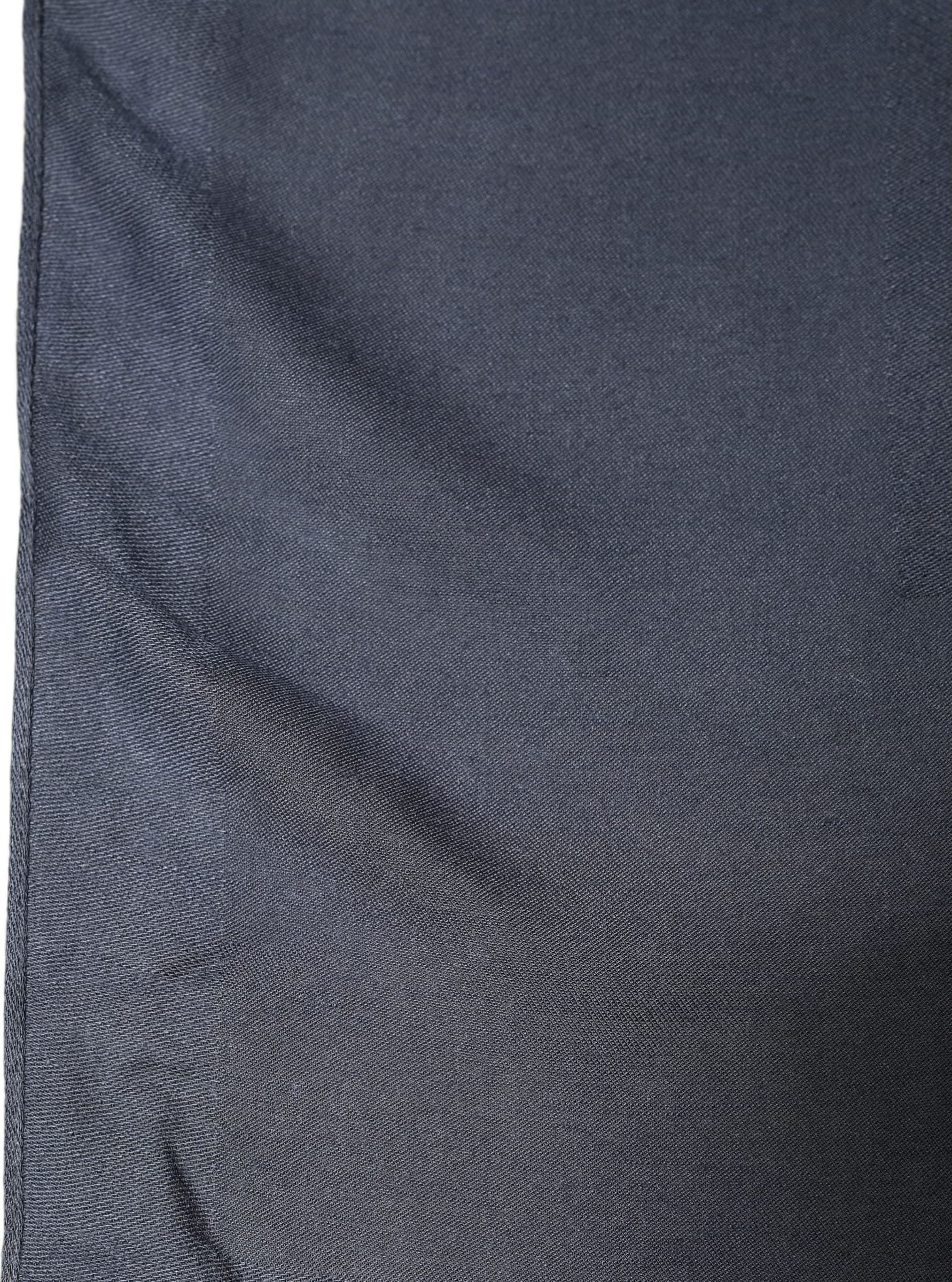 Dolce & Gabbana Dark Blue Modal Frayed Edge Lace Stole Scarf - 5