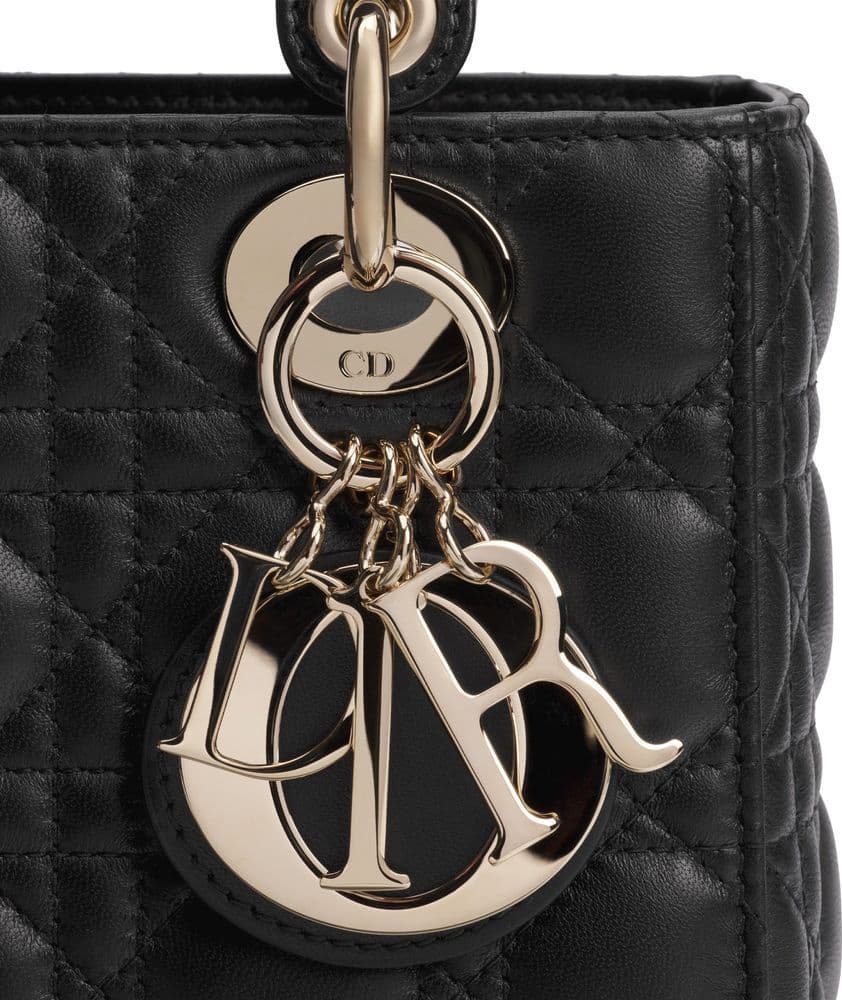 Dior Black Lamb Leather Handbag - 4