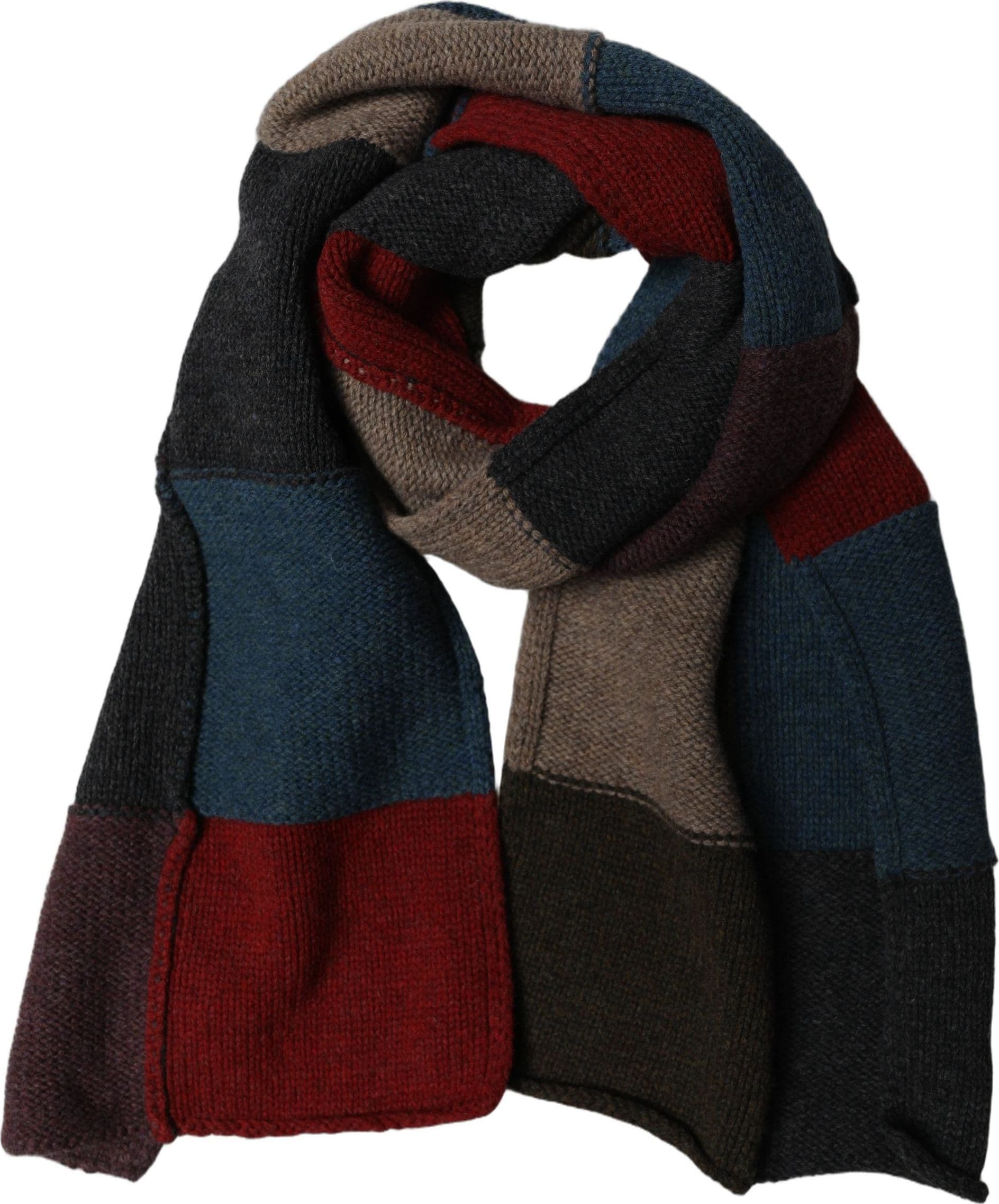 Dolce & Gabbana Multicolor Patchwork Knitted Foulard Scarf - 2