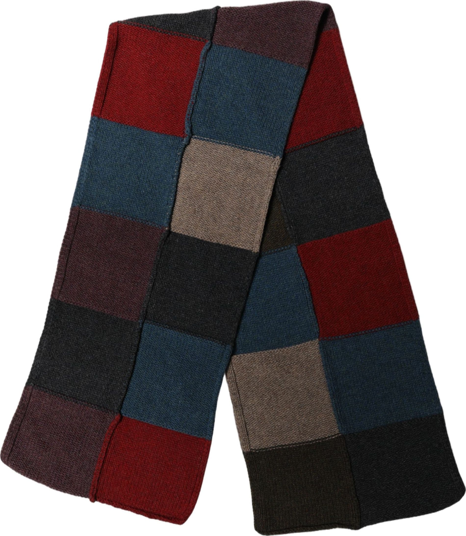 Dolce & Gabbana Multicolor Patchwork Knitted Foulard Scarf - 3