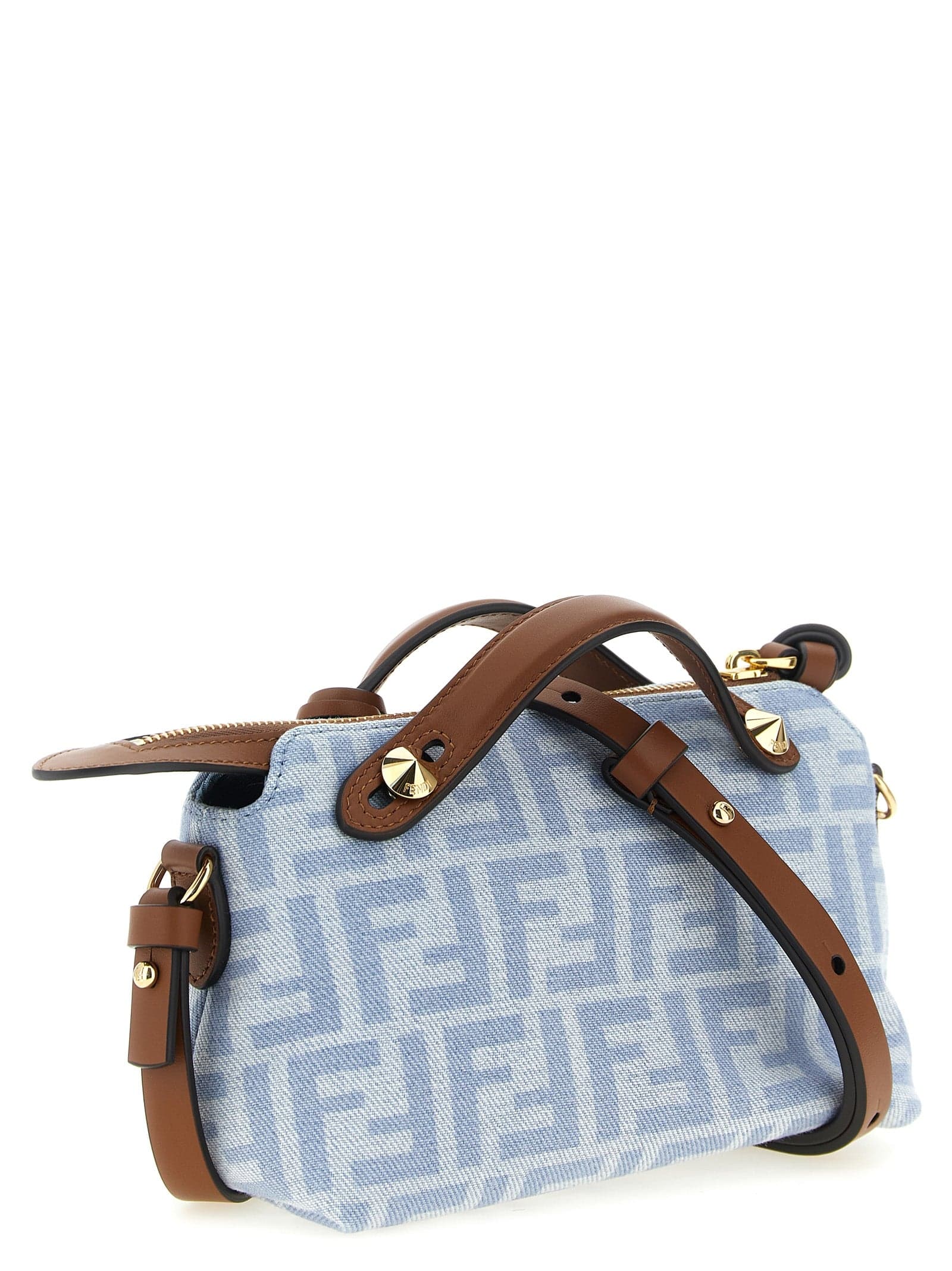 Fendi Blue Cotton Handbag - 2