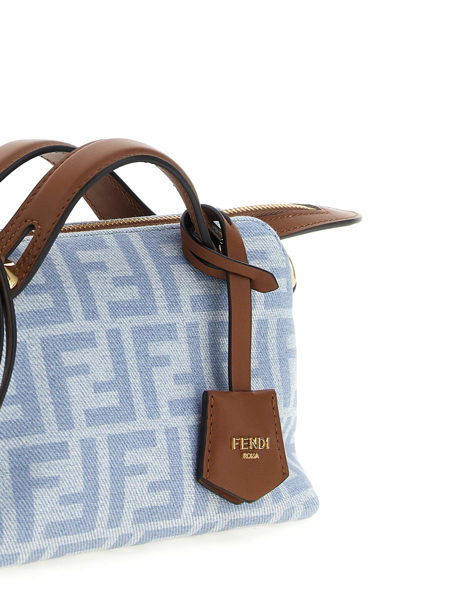Fendi Blue Cotton Handbag - 3