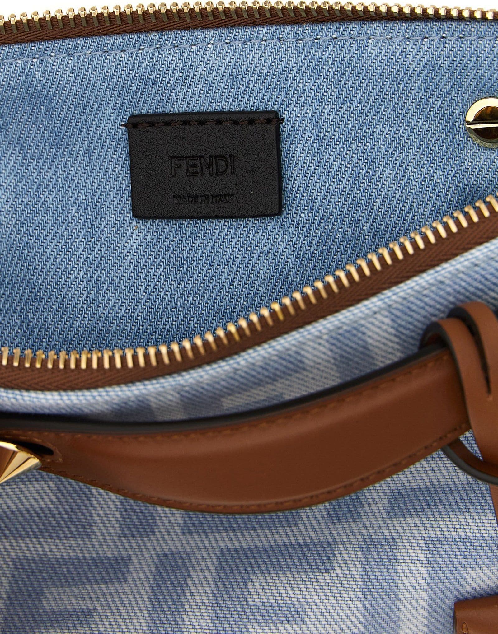 Fendi Blue Cotton Handbag - 4