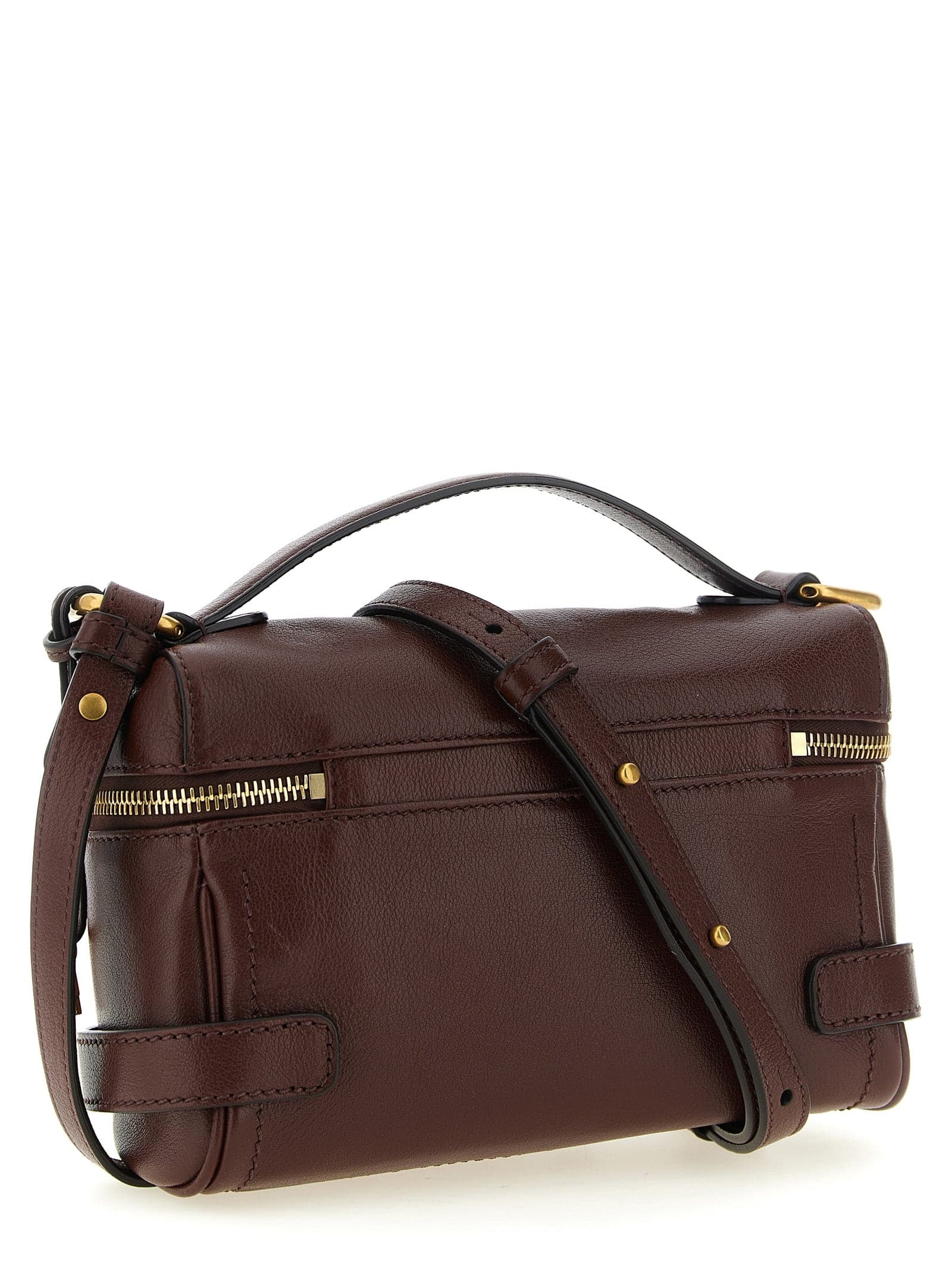 Chloé Brown Buffalo Leather Shoulder Bag - 2