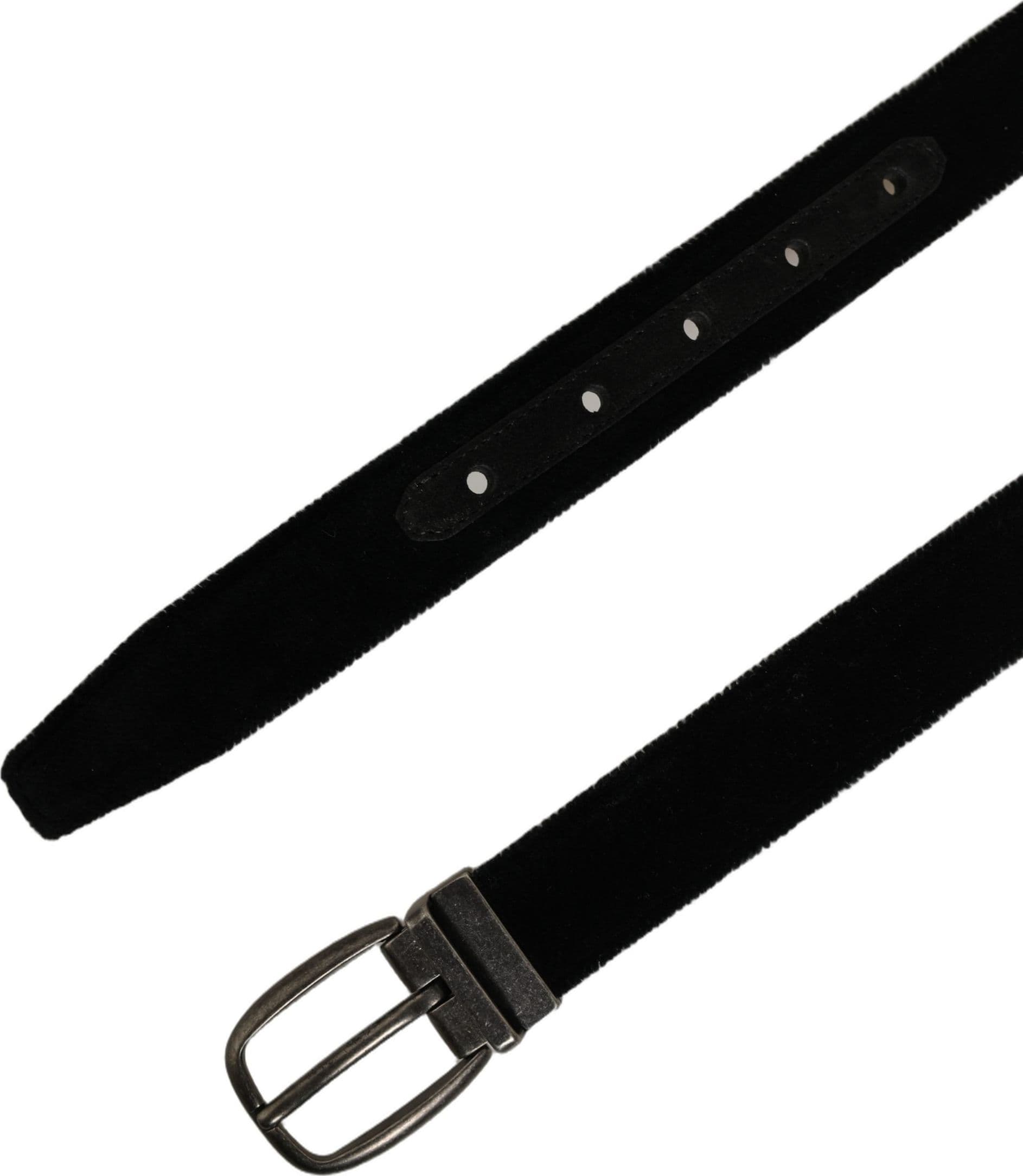 Dolce & Gabbana Black Cotton Metal Buckle Classic Men Belt - 7
