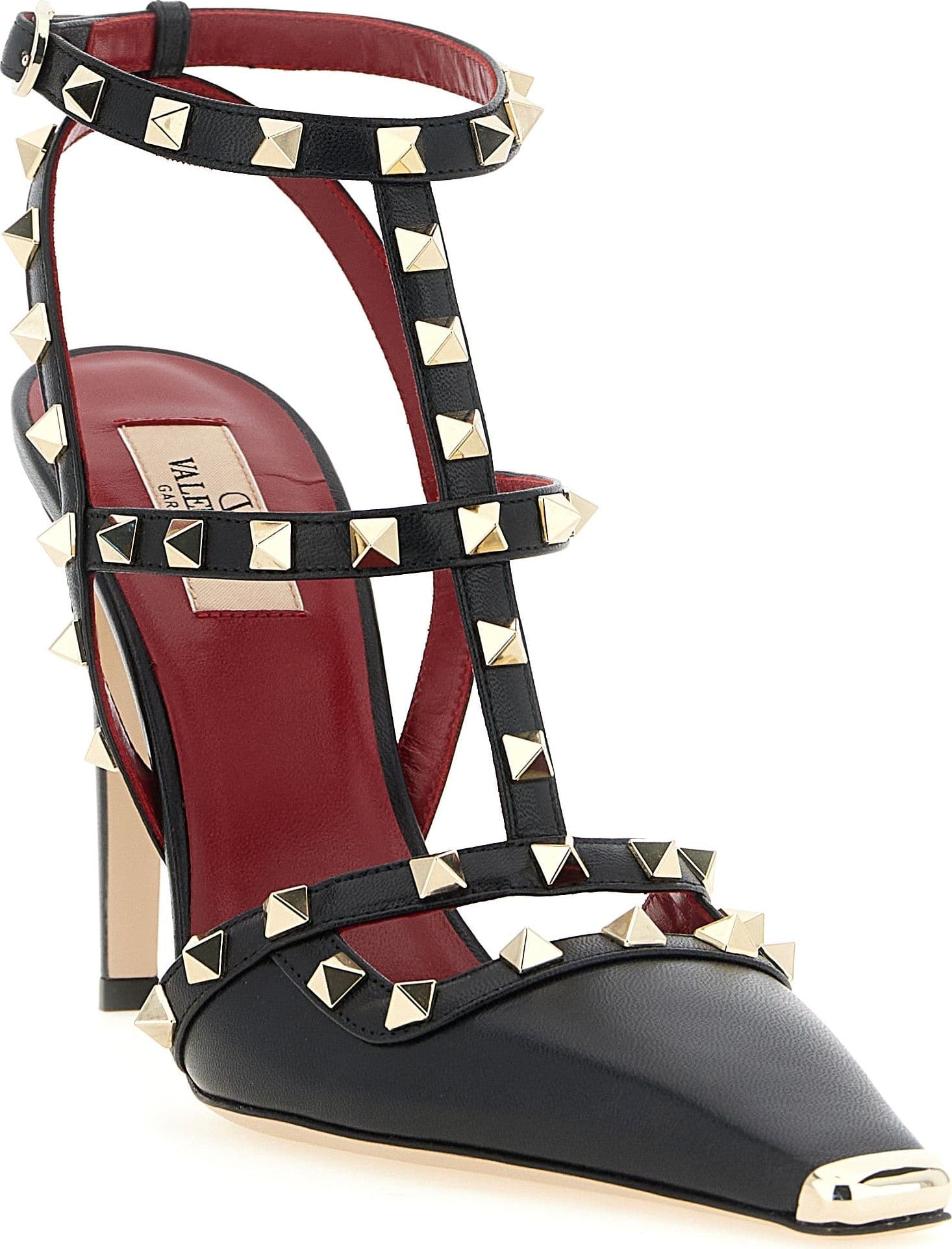 Valentino Garavani Black Calfskin High Heel Pumps - 2