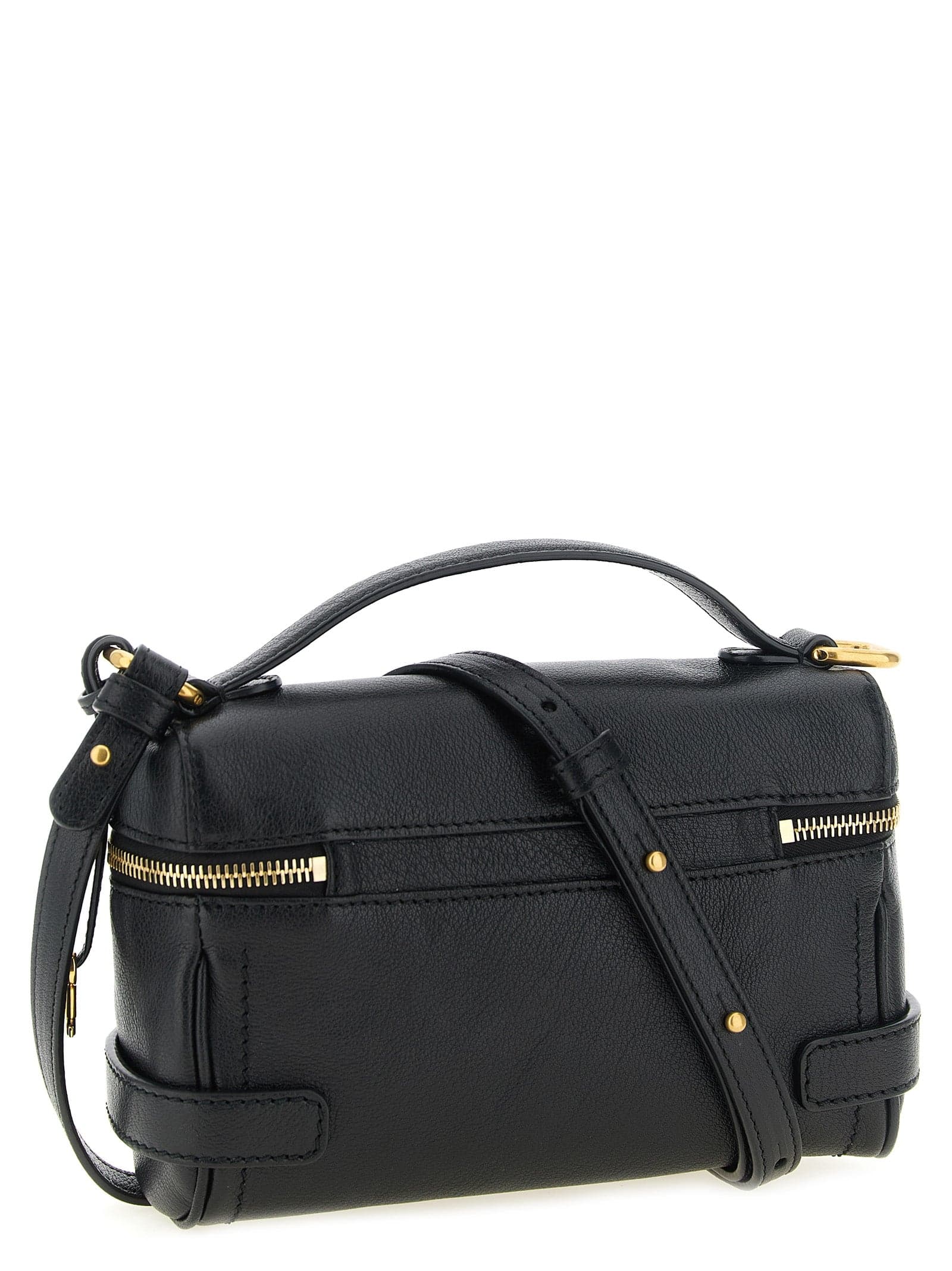 Chloé Black Buffalo Leather Shoulder Bag - 2