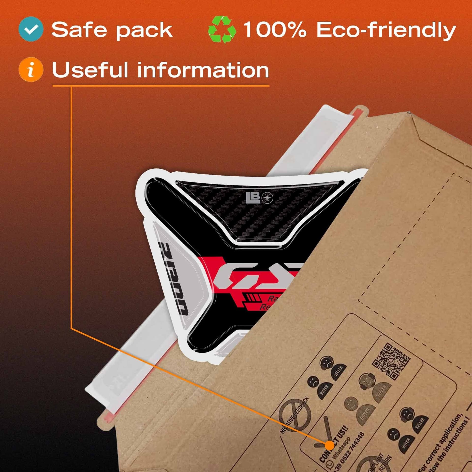 Adesivi 3D Protezione Becco moto compatibile con BMW R 1300 GS 2026 - 15