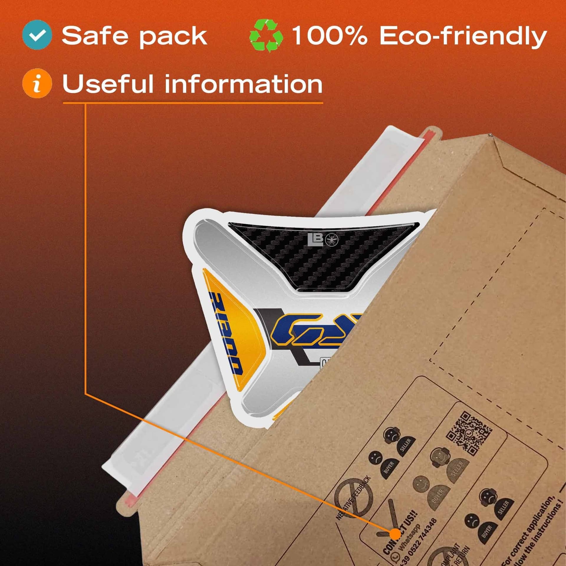 Adesivi 3D Protezione Becco moto compatibile con BMW R 1300 GS 2026 - 10