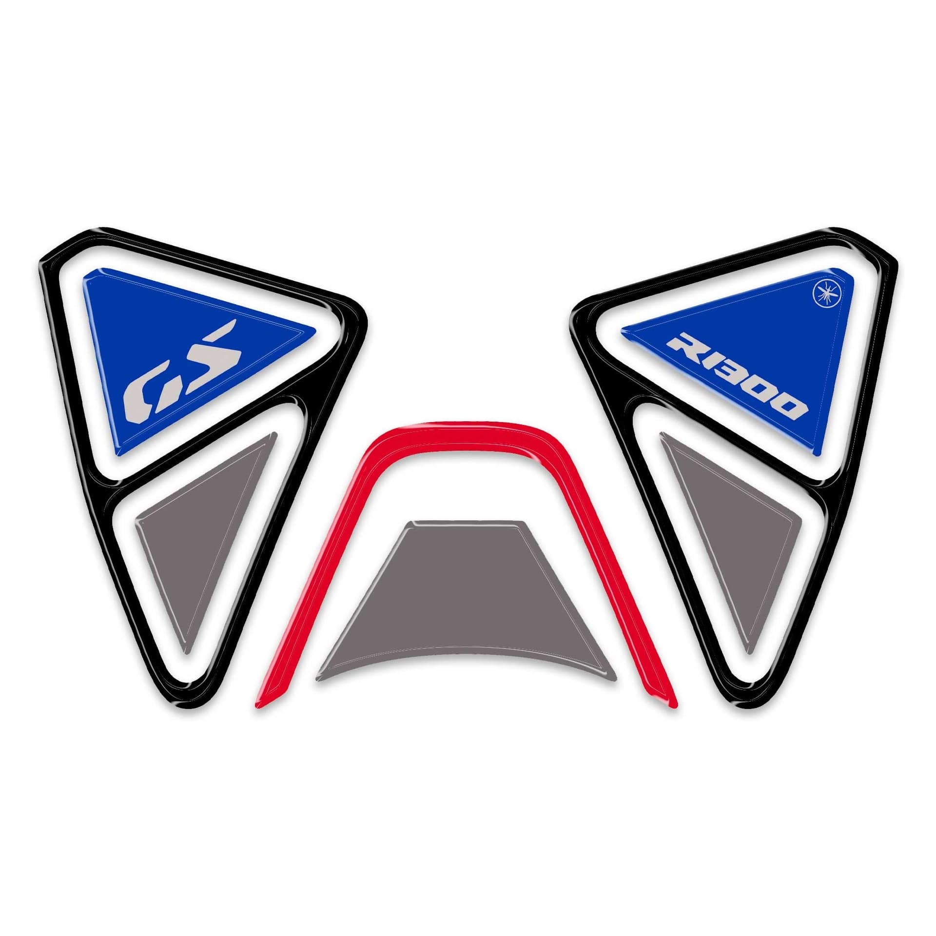 Adesivo 3D Protezione Sportellino moto compatibile con BMW R 1300 GS 2026 - 2