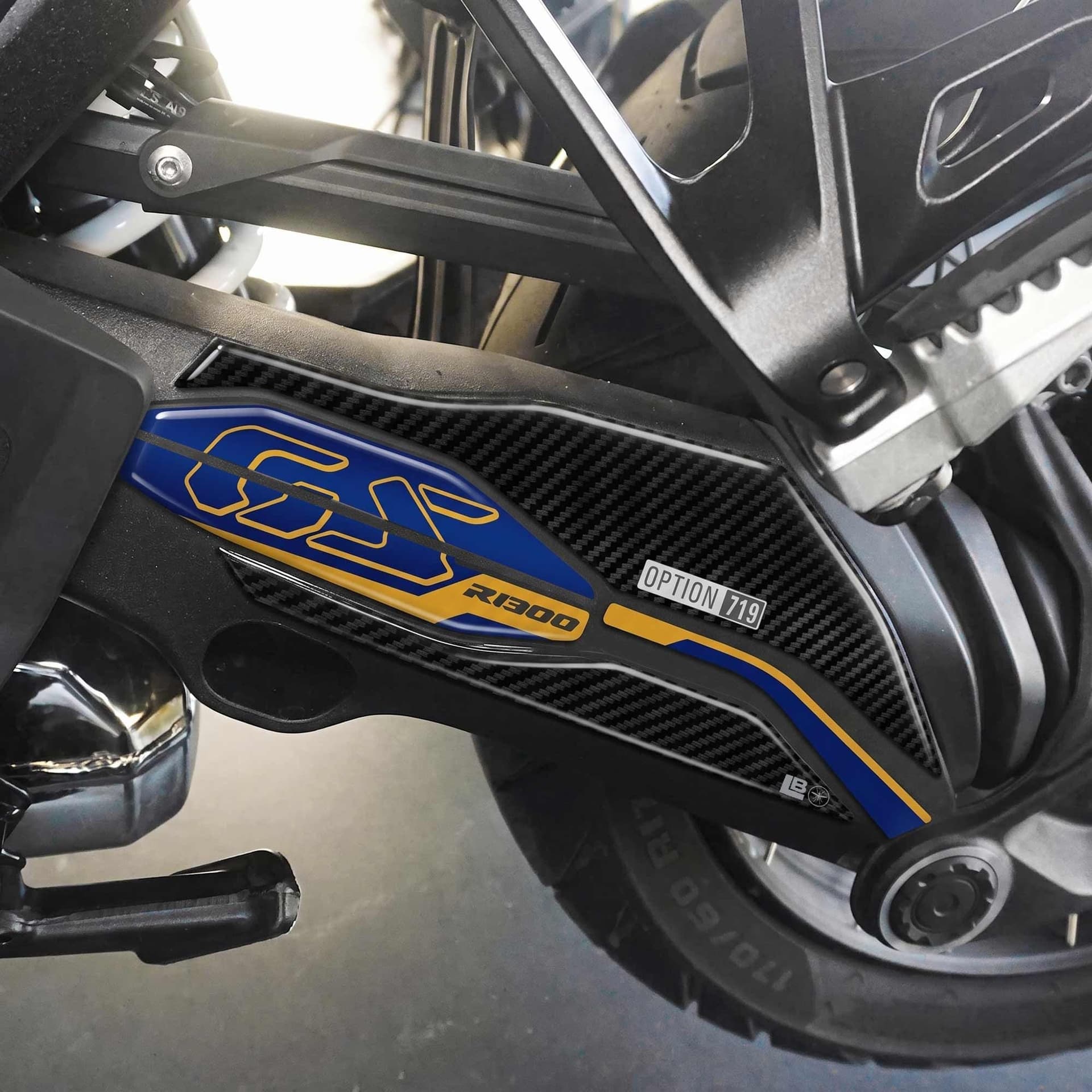 Adesivi 3D Protezione Cardano moto compatibile con BMW R 1300 GS 2026 - 6