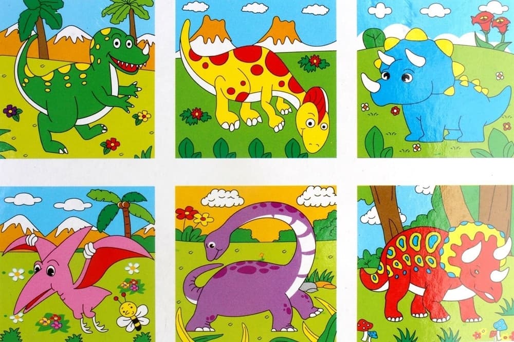 PUZZLE ROMPICAPO CUBI IN LEGNO PER BAMBINI DESIGN DINOSAURI GIOCATTOLI EDUCATIVI 31584 - 6