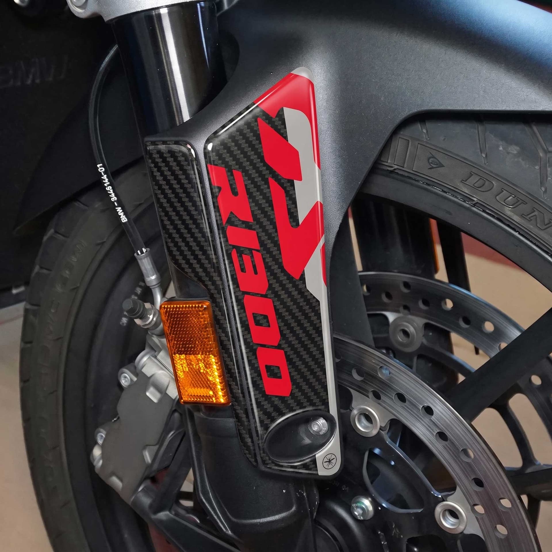 Adesivi 3D Protezione Parasteli moto compatibile con BMW R 1300 GS 2026 - 11