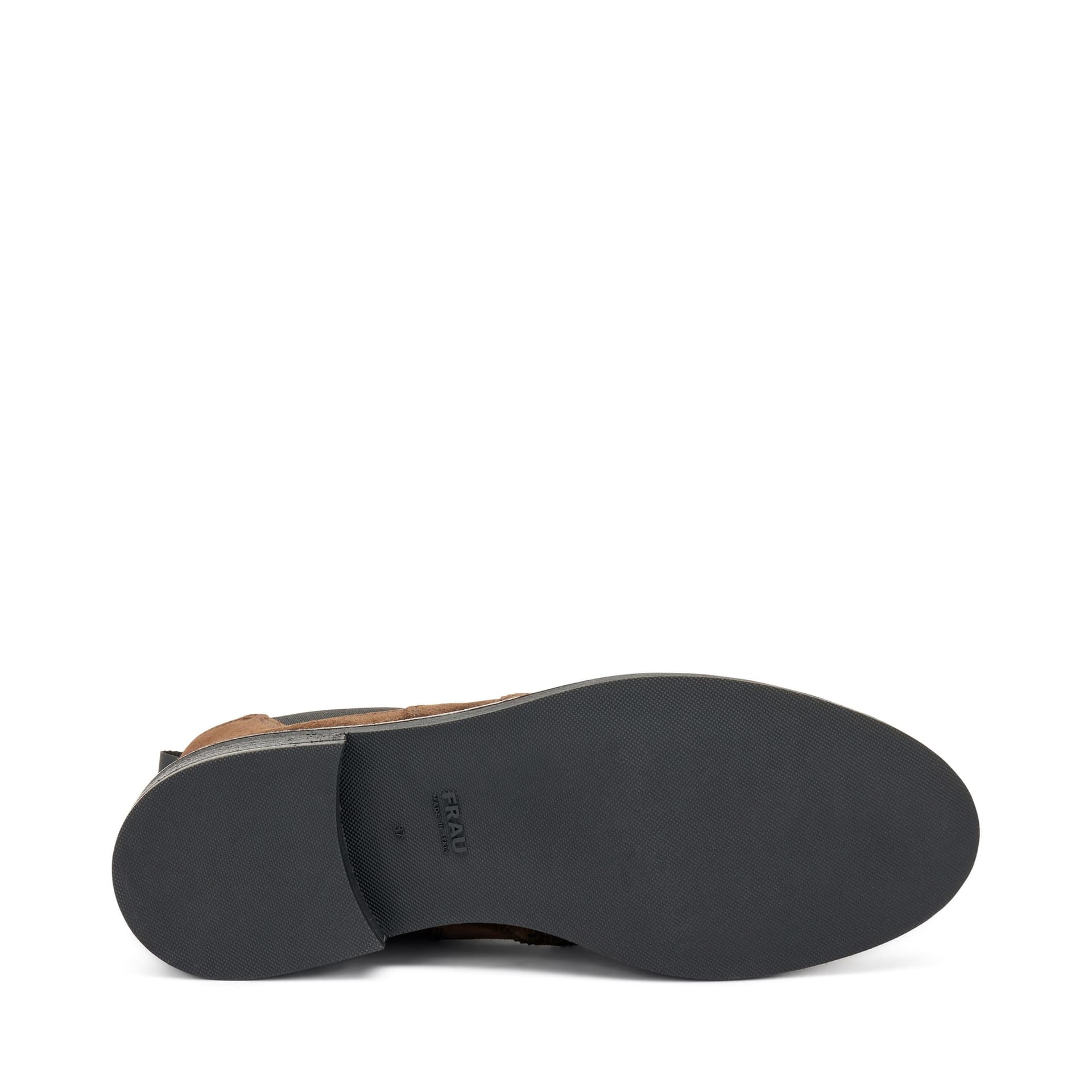 Frau stivaletti beatles in pelle scamosciata marrone A96C6 - 9
