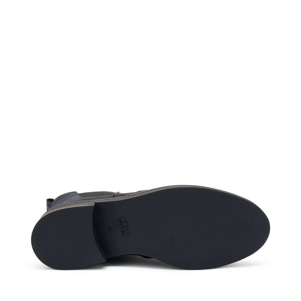 Frau stivaletti beatles in pelle scamosciata blu A96C6 - 10