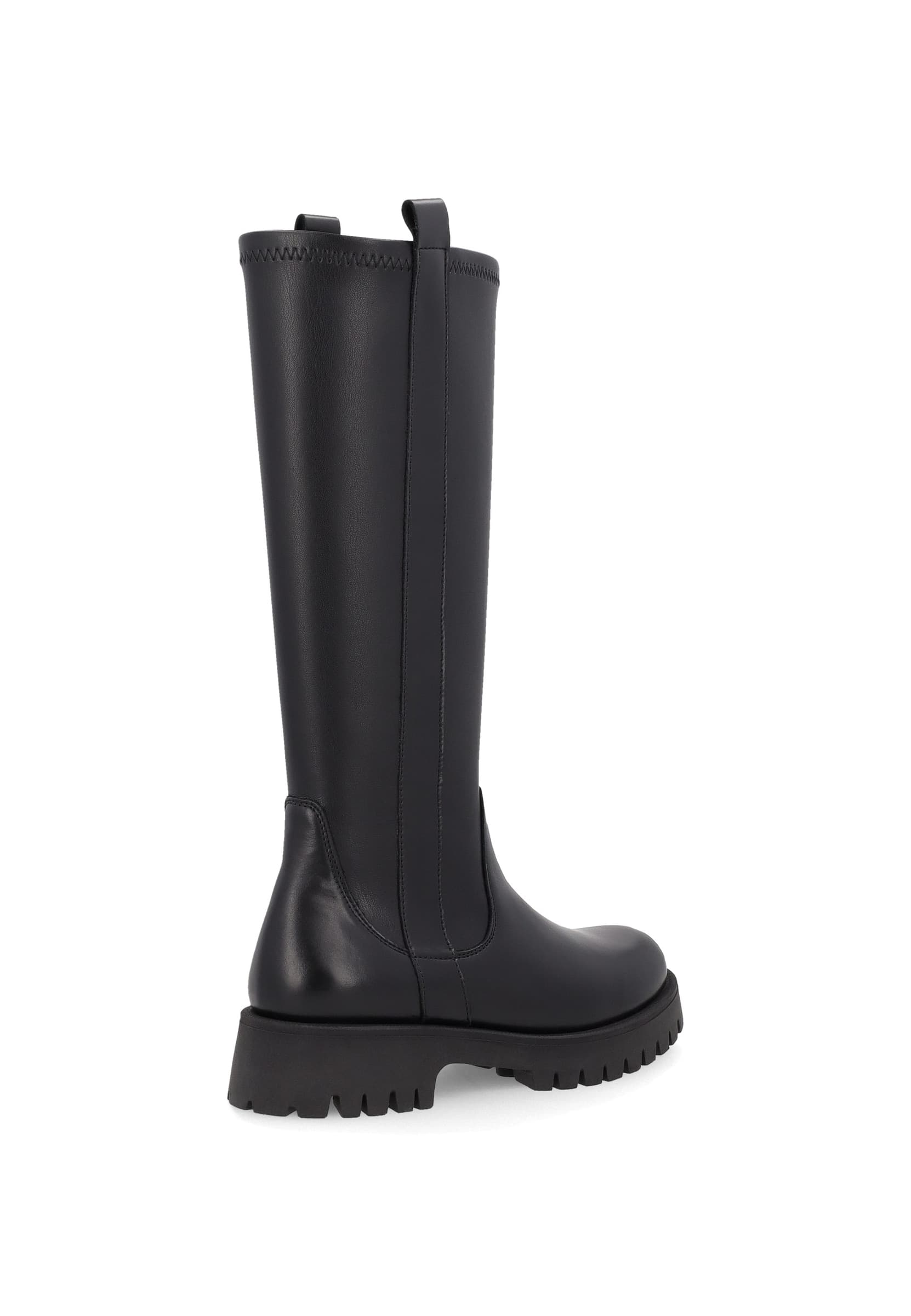 Frau stivale donna nero in pelle A56N5 - 3