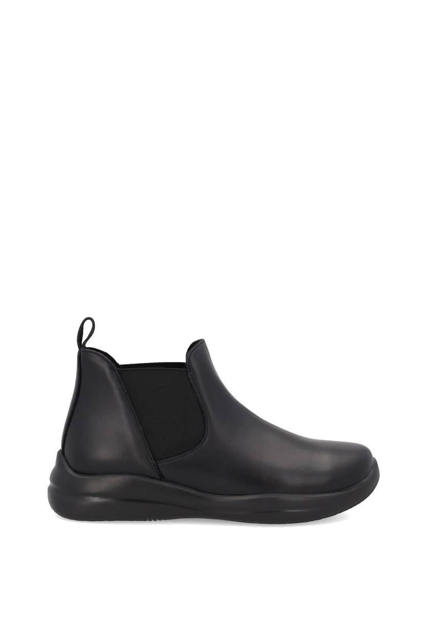 FRAU beatles donna in pelle nero A43J4 - 6