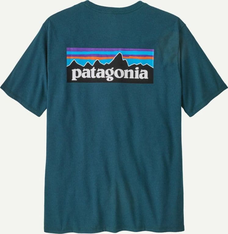 T-shirt Patagonia P-6 Logo Responsibili-Tee Petrol - 2