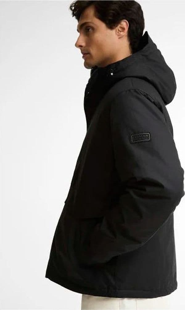 Barbour International capospalla uomo everrett wax jacket wat cot outw MWX2605-BK71 - 5