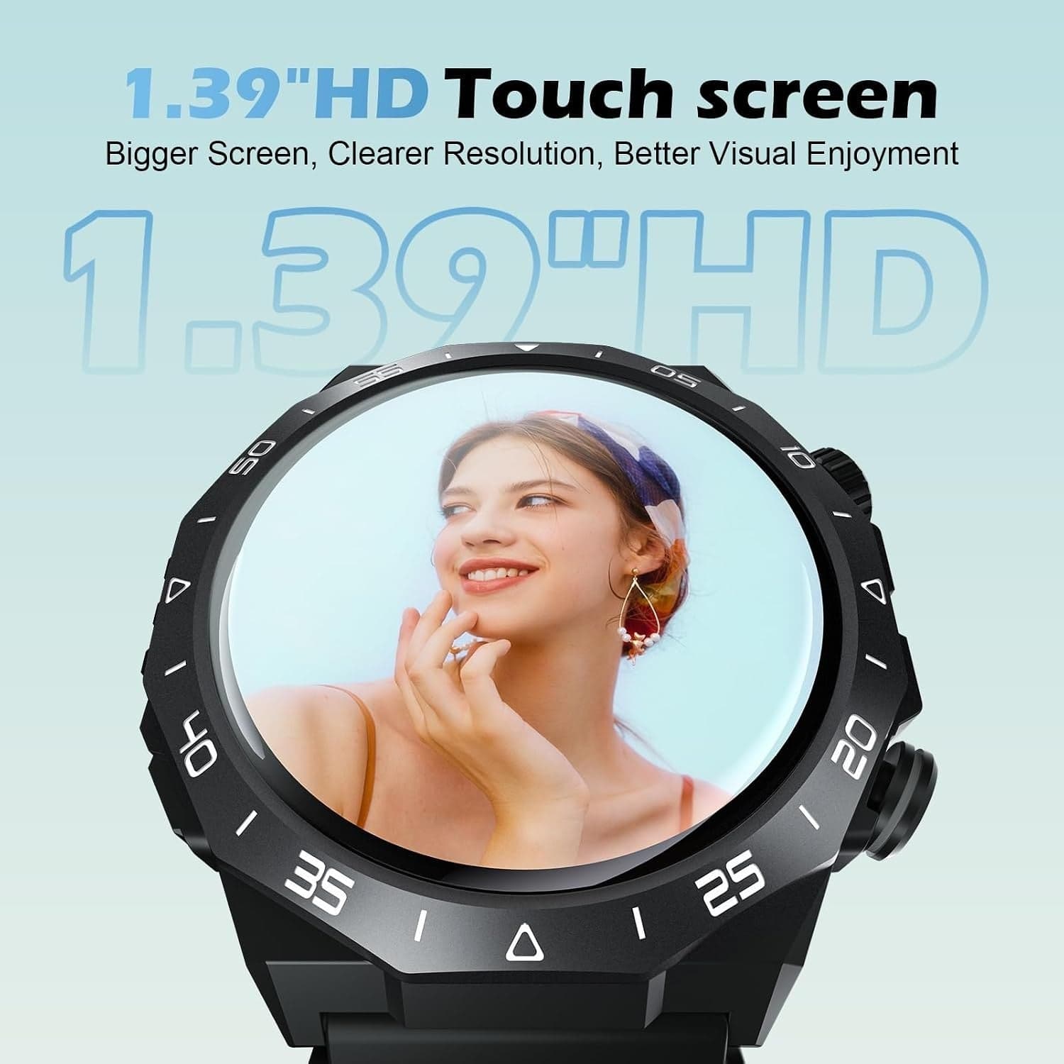HOIFA S11 Smartwatch 1,39" Chiamate SpO2 Cardio Sonno 112+ Sport IP68 Uomo Donna - 3