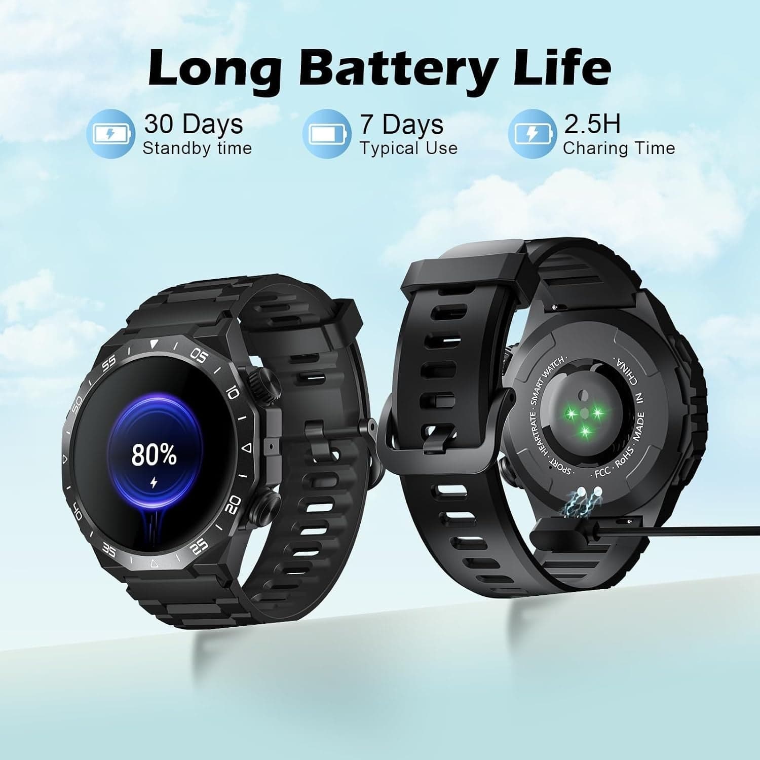 HOIFA S11 Smartwatch 1,39" Chiamate SpO2 Cardio Sonno 112+ Sport IP68 Uomo Donna - 5