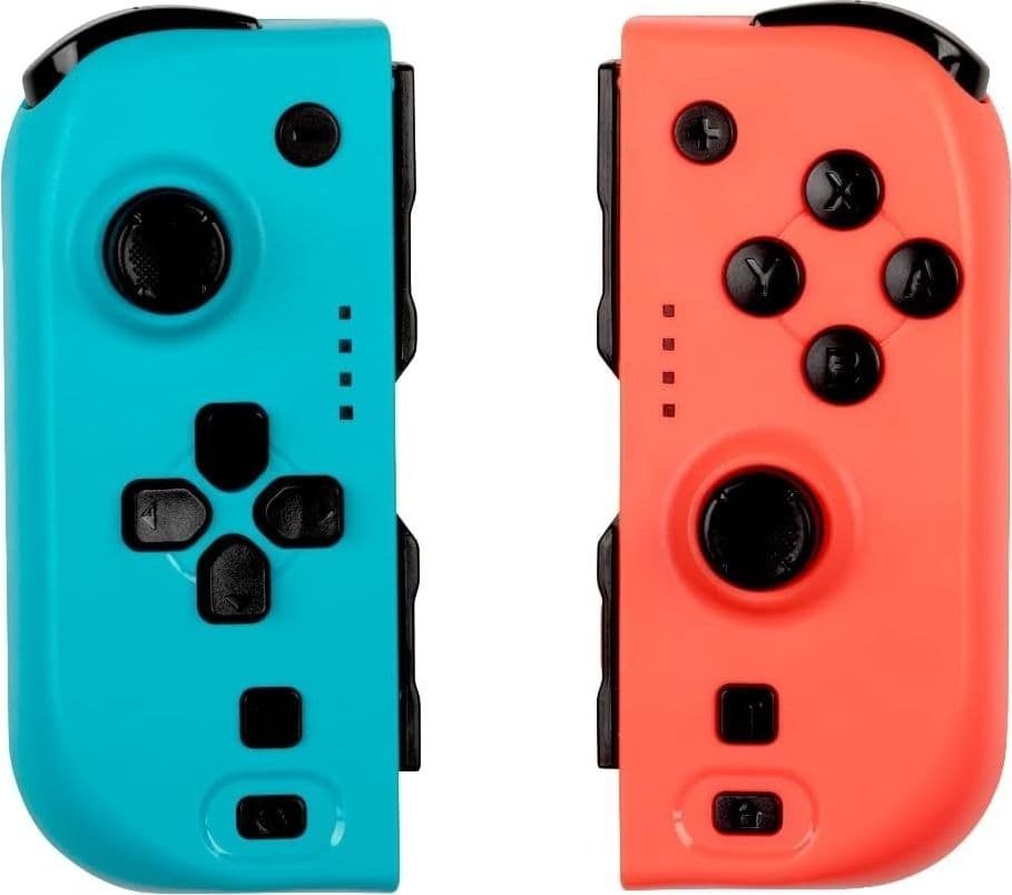 Konix Controller Joypads Switch OLED Bluetooth NFC Vibrazione Turbo Blu Rosso 8h