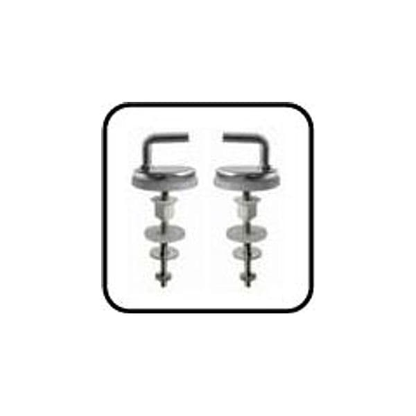 Sedile WC Universale in MDF Noce con Cerniere in Acciaio Inox e Distanza Fori Regolabile 125–170 mm - 3