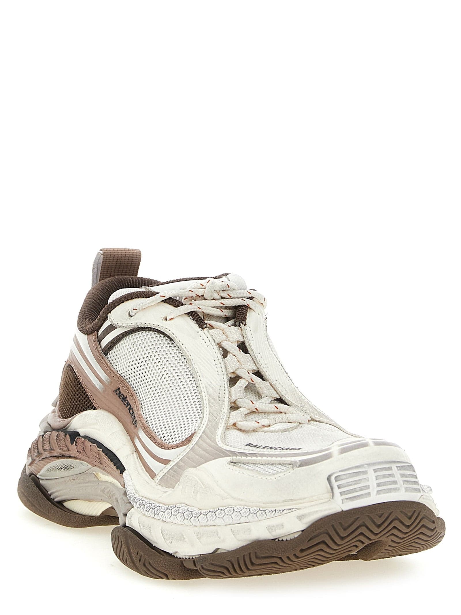 Balenciaga Brown Polyethylene Athletic Sneakers - 2