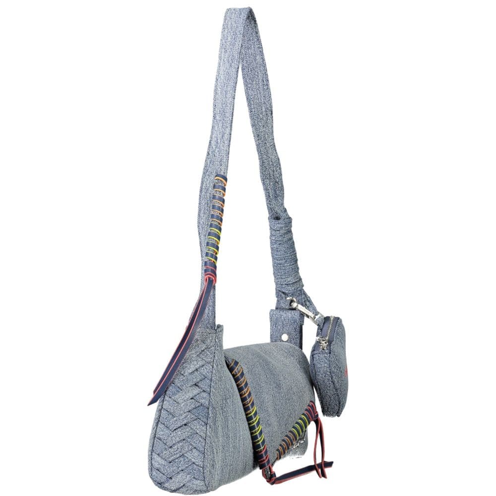 Desigual Azzurro Cotton Women Shoulder Bag - 3