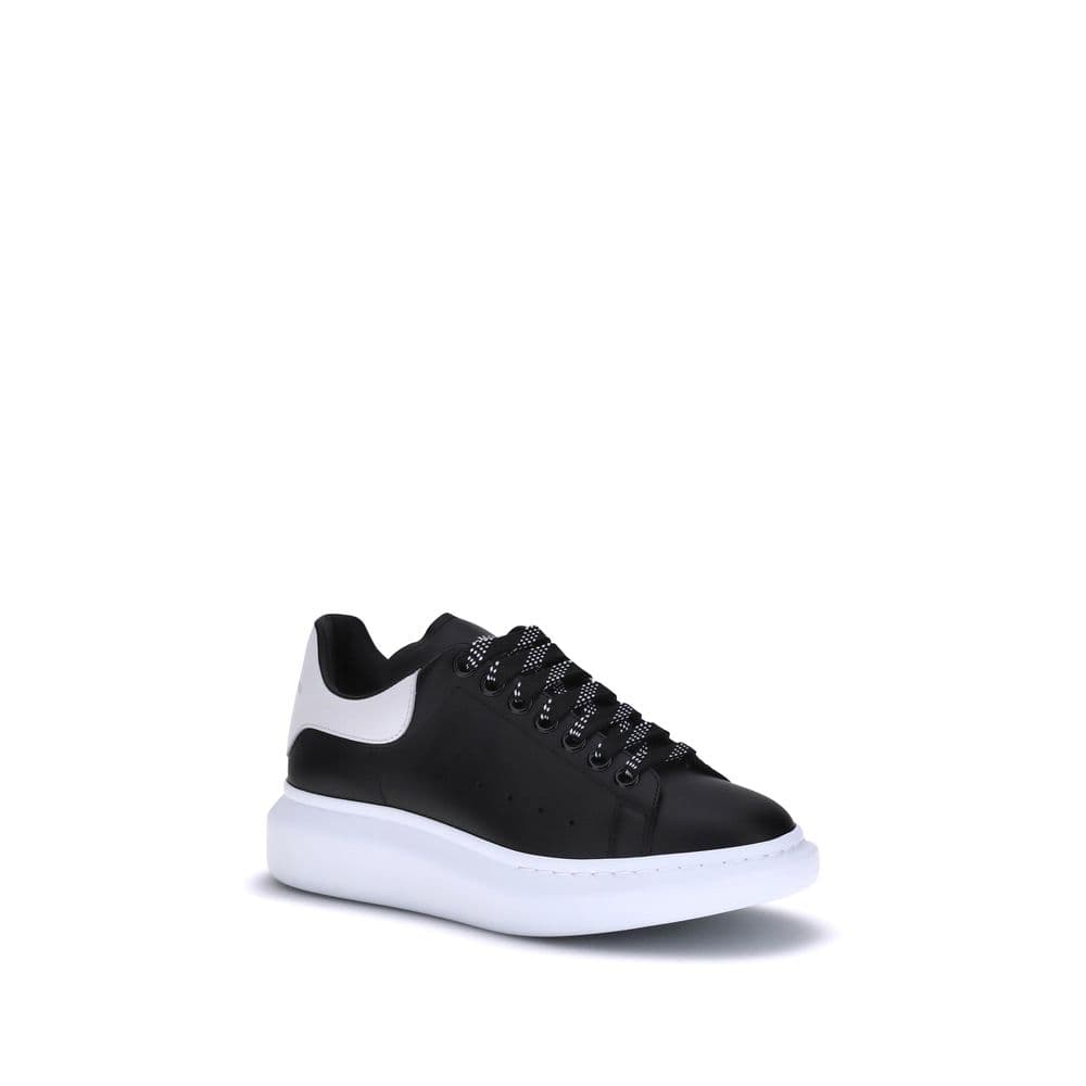 Alexander McQueen Black Calf Leather Bos Taurus Platform Sneakers - 2