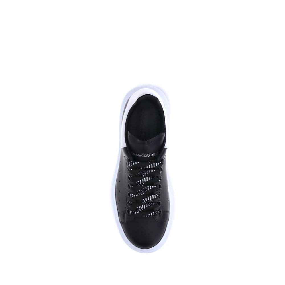 Alexander McQueen Black Calf Leather Bos Taurus Platform Sneakers - 4