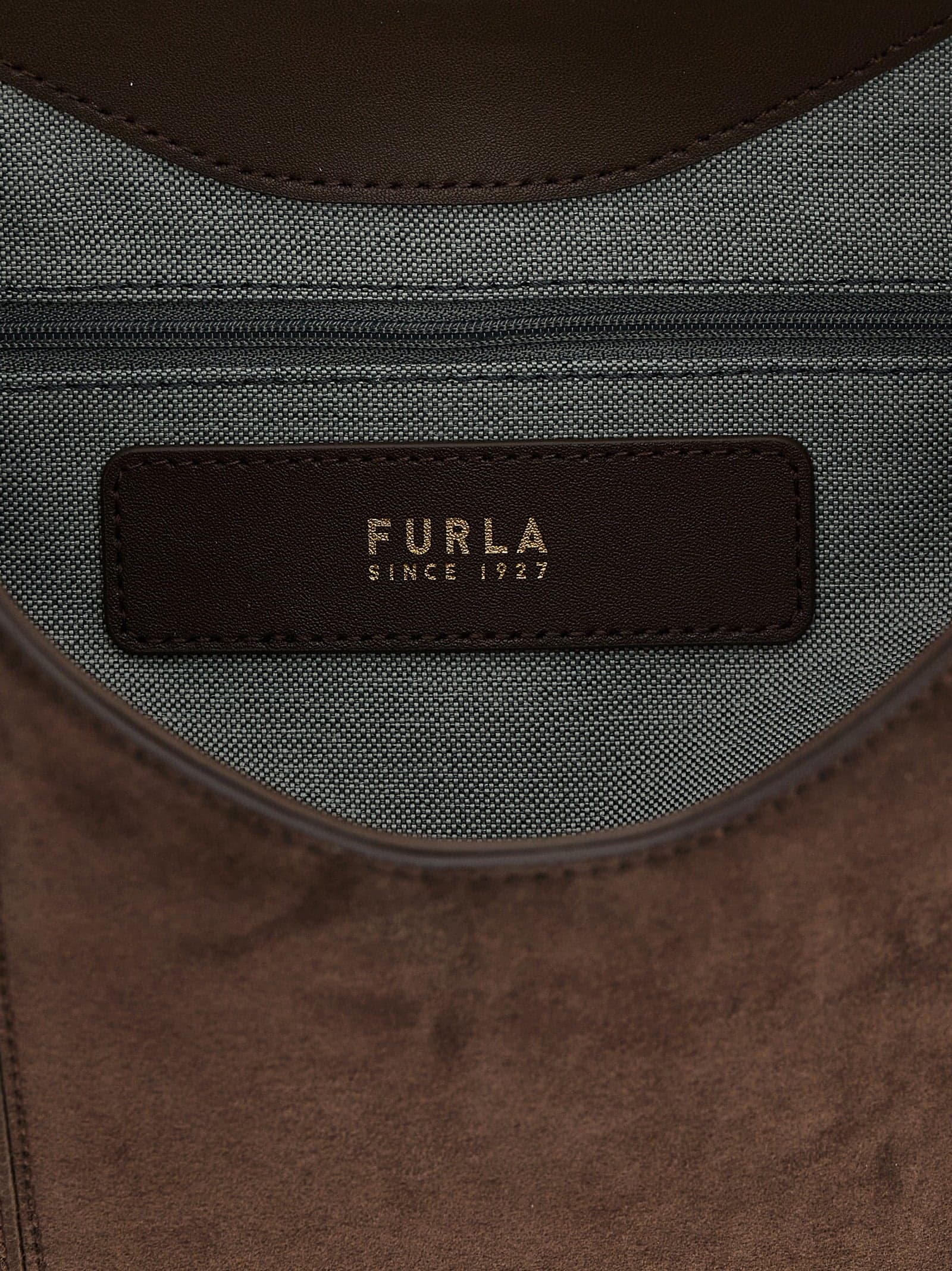 Furla Brown Calfskin Shoulder Bag - 4