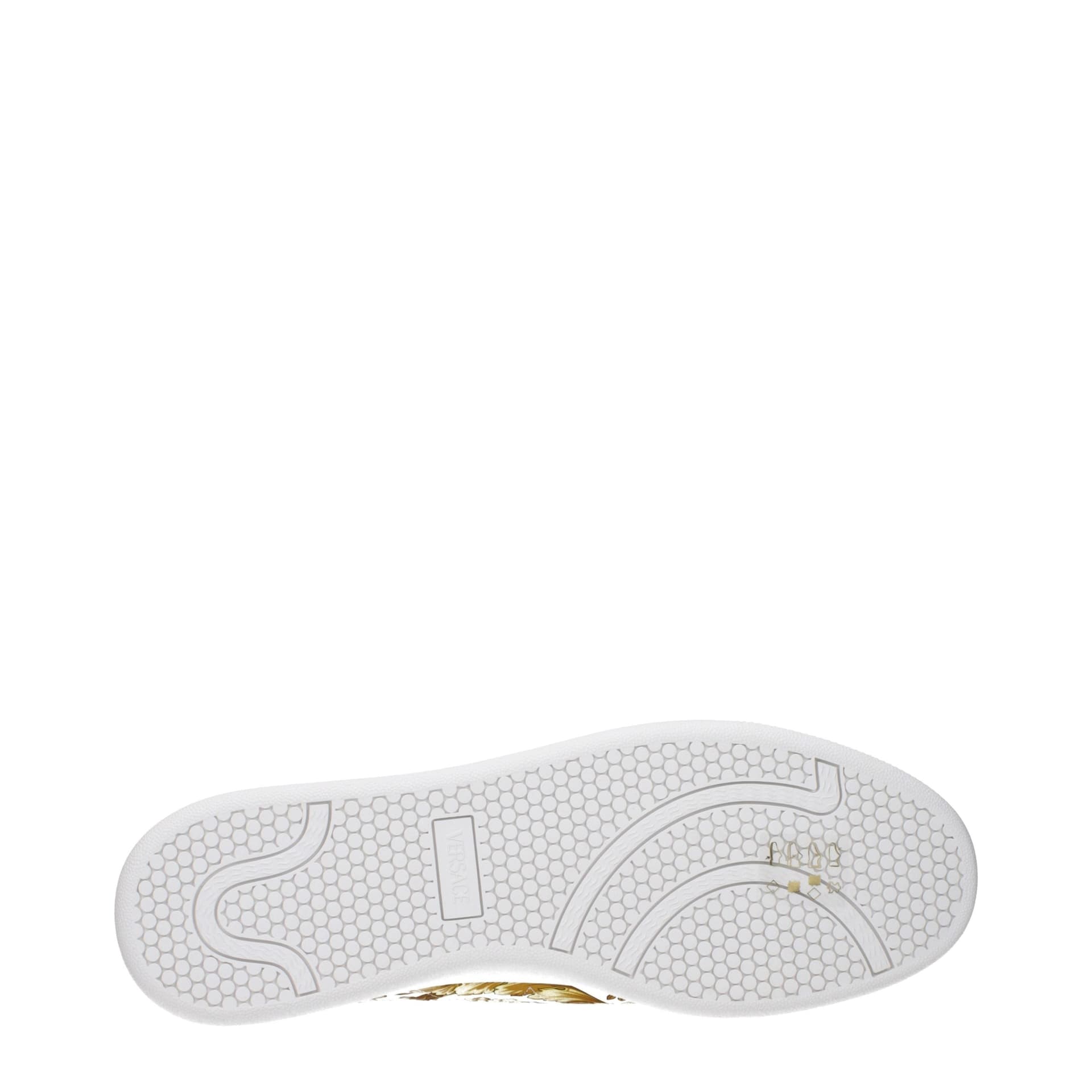 Versace White Leather Sneakers - 5