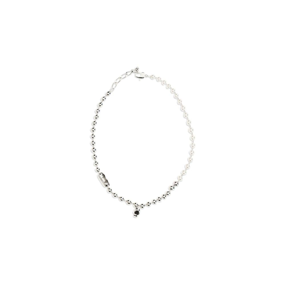 Alexander McQueen White Brass Necklace - 2