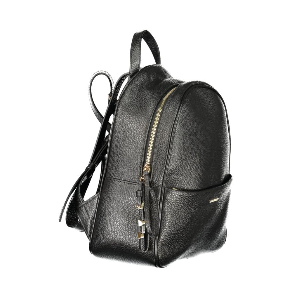 Coccinelle Black Leather Women's Backpack - 3
