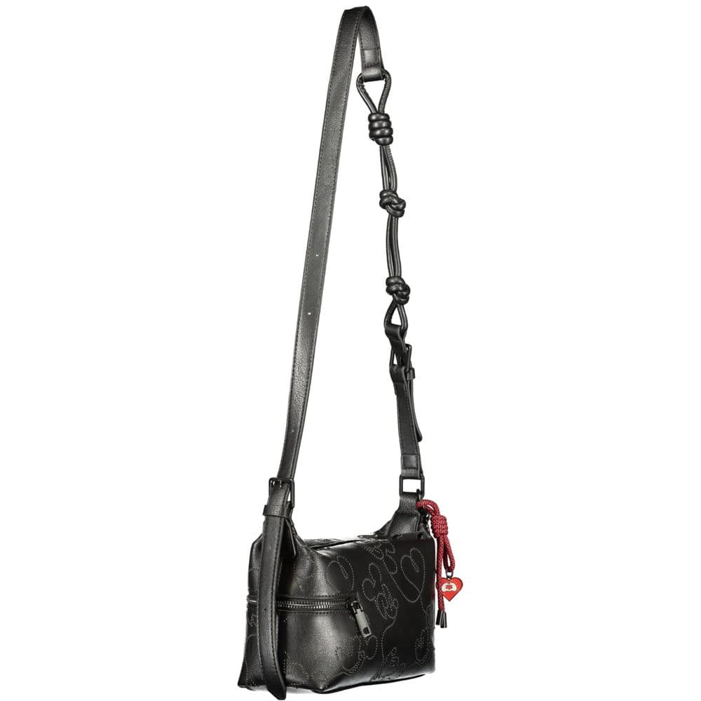 Desigual Black Polyurethane Women's Handbag - 3