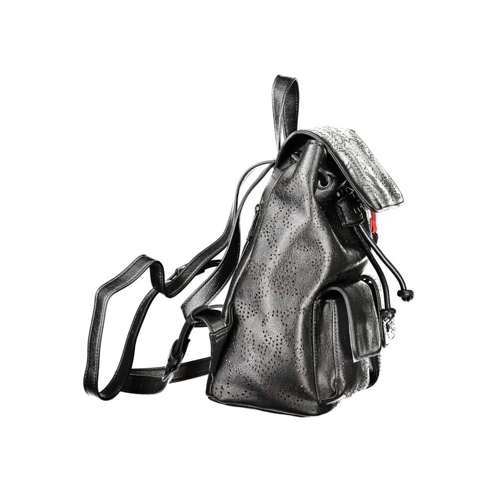 Desigual Black Polyurethane Women's Mini Backpack - 3