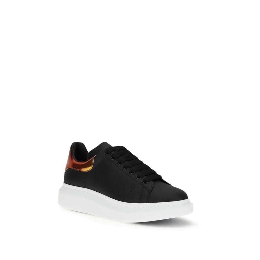 Alexander McQueen Black Calf Leather Bos Taurus Platform Sneakers - 2