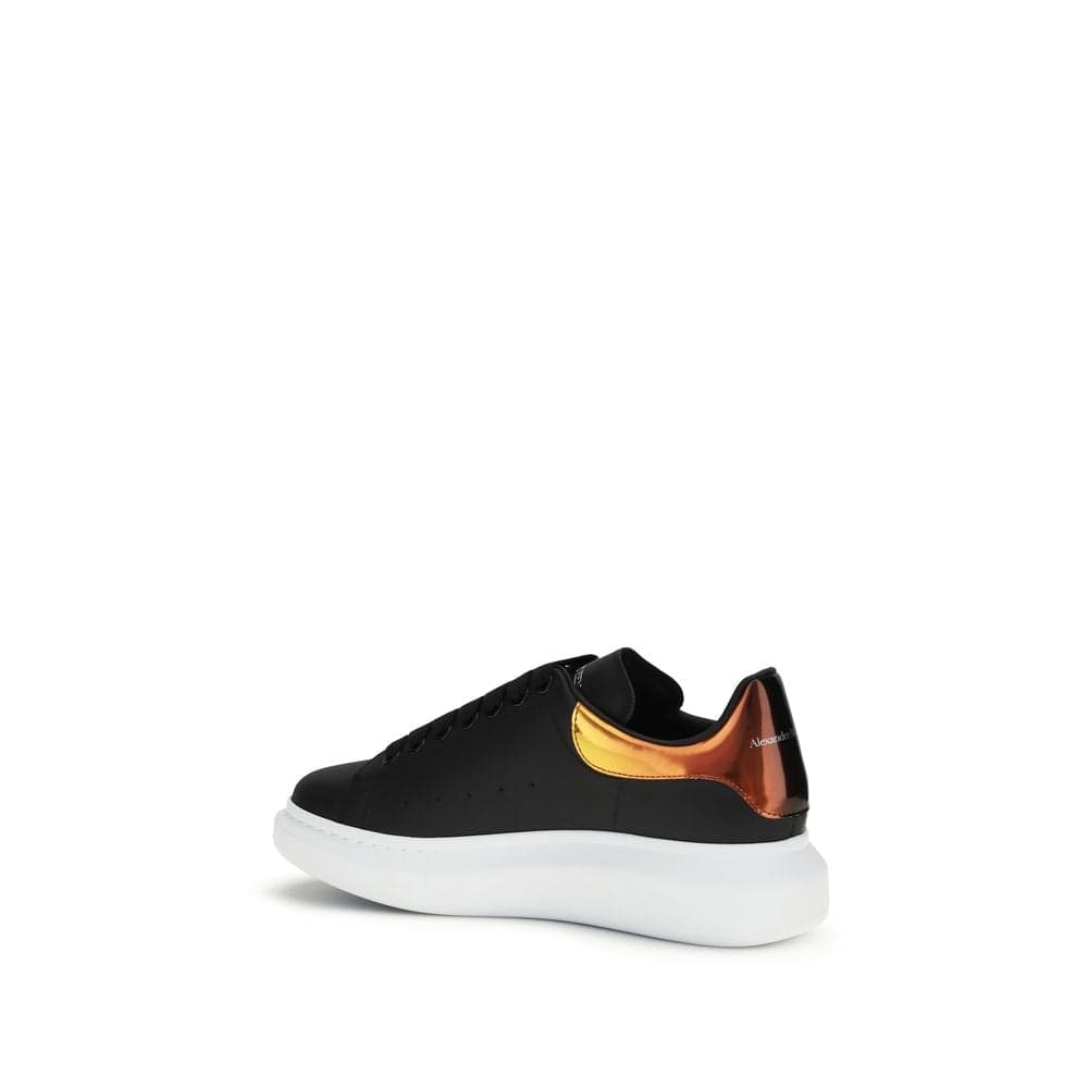 Alexander McQueen Black Calf Leather Bos Taurus Platform Sneakers - 3