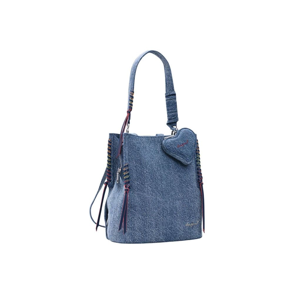 Desigual Blue Cotton Backpack - 2